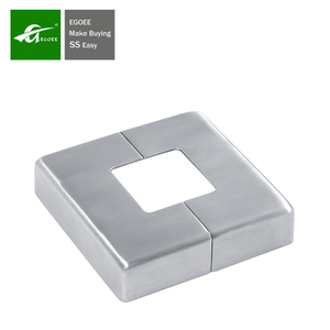 Couvercle de base carré fendu en acier inoxydable 304 316